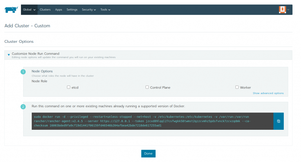 add custom  node kubernetes in cluster